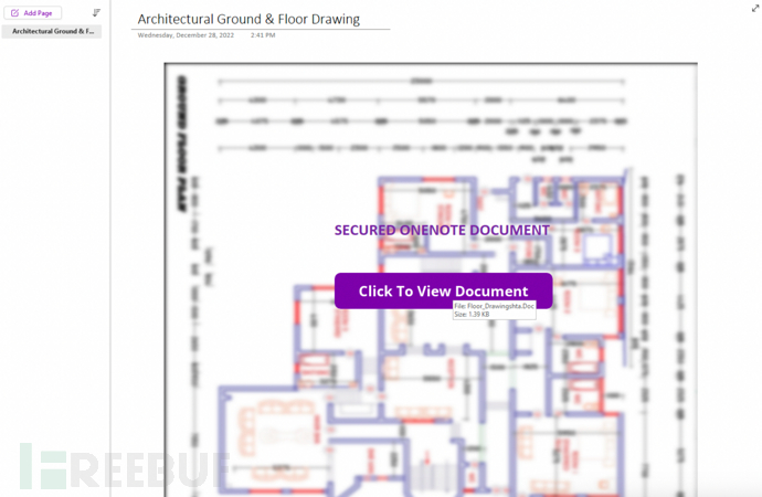 OneNote 作为恶意软件分发新渠道持续增长插图2