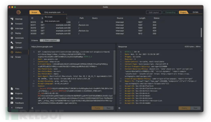 Caido：一款简单高效的Web应用程序安全审计工具插图8