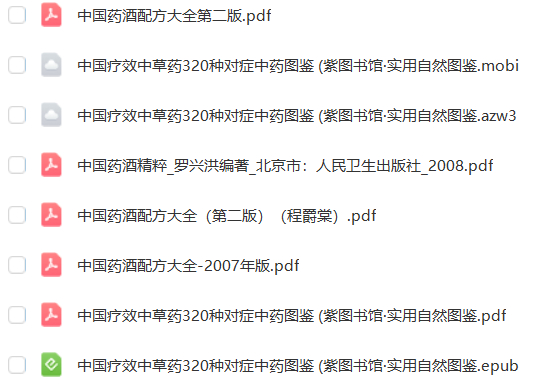 中国疗效中草药图鉴+中国药酒配方大全插图