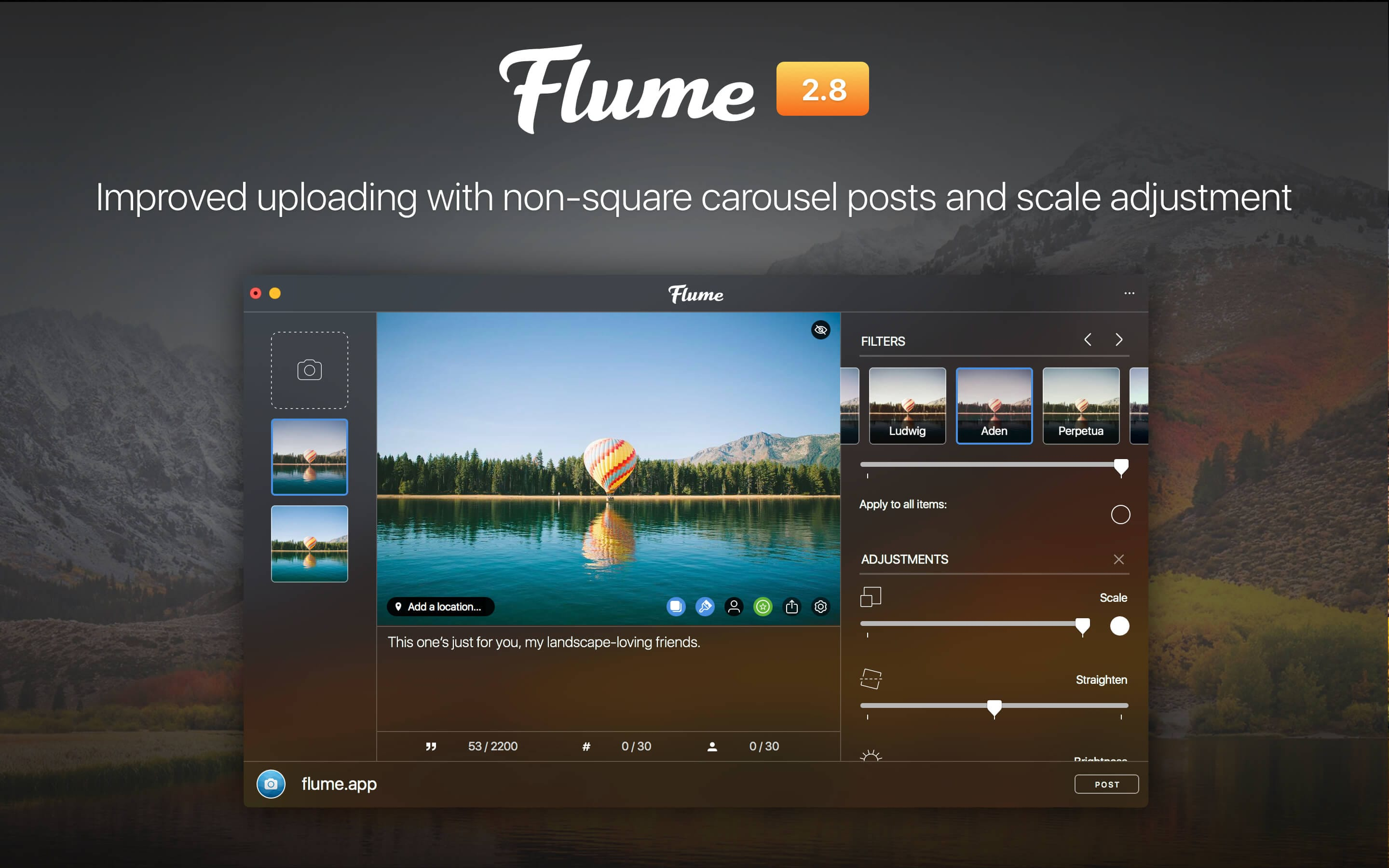 Flume for Mac v2.8.6.5 最美观的 Instagram 客户端插图1