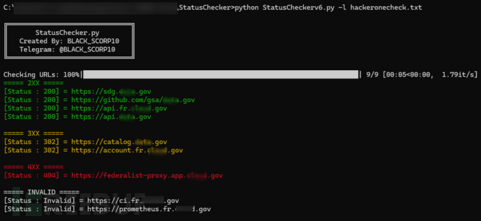 URL Status Checker：一款基于纯Python的URL状态检测工具插图1