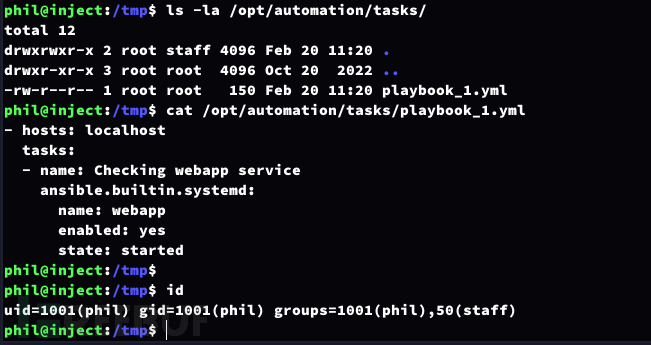 [Meachines] [Easy] Inject LFI && Spring Cloud RCE+Ansible playbook权限提升插图9