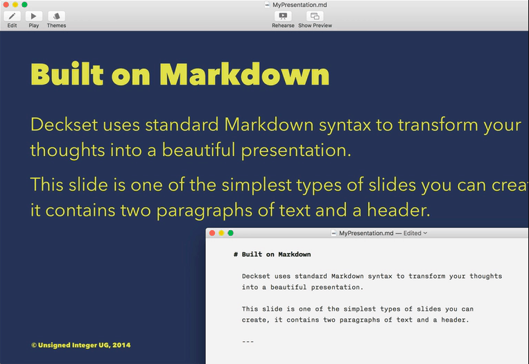 Deckset for Mac v2.0.28 幻灯片制作工具插图1