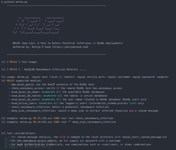 如何使用Melee检测你的MySQL实例是否感染了恶意软件插图1