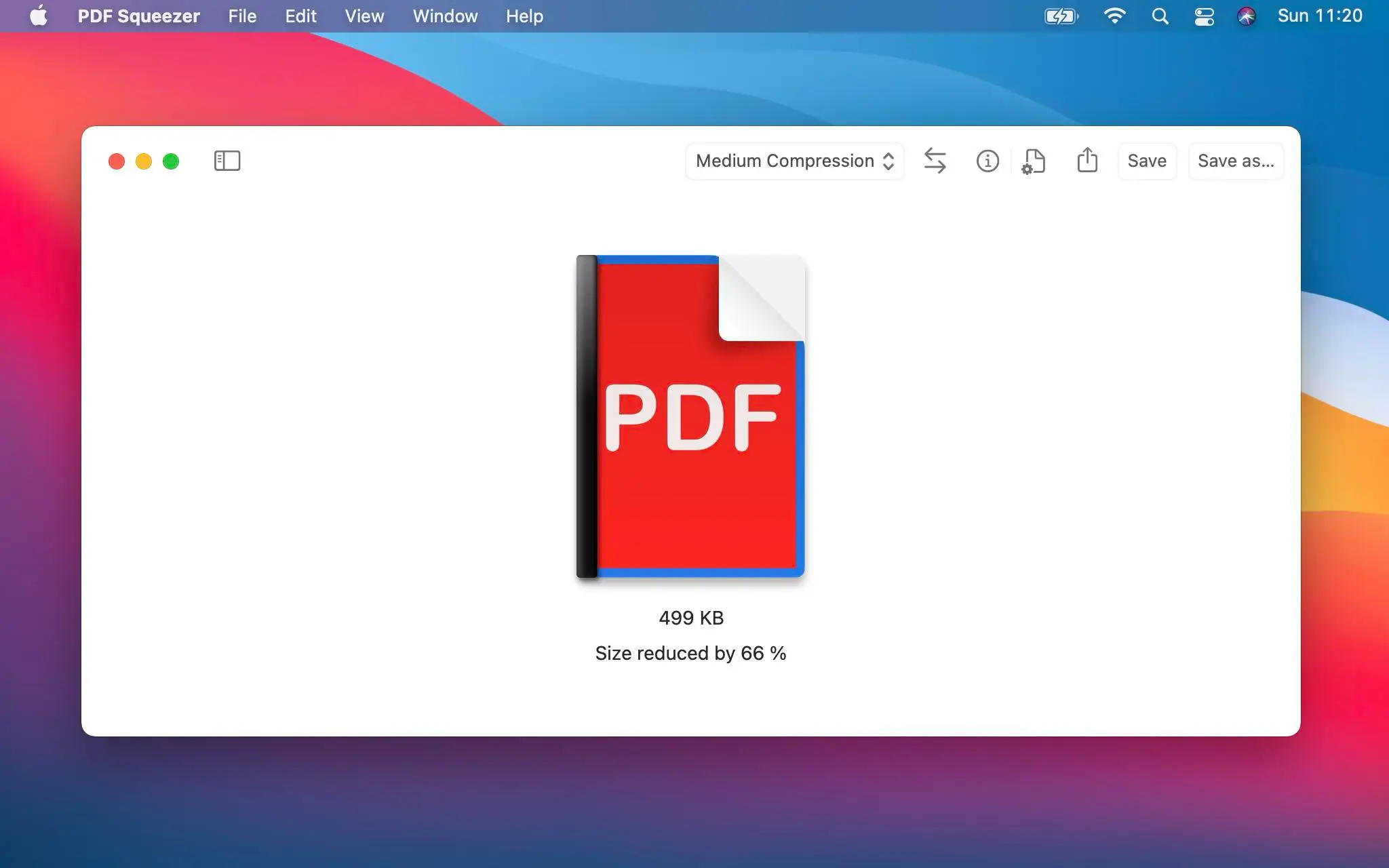 PDF Squeezer for Mac v4.5.1 PDF压缩工具插图1