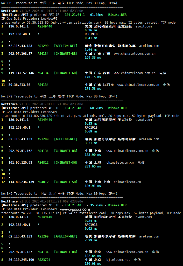 Evoxt荷兰VPS测评：CPU硬盘性能强悍，三网往返直连，看视频6万+速度还不错插图4