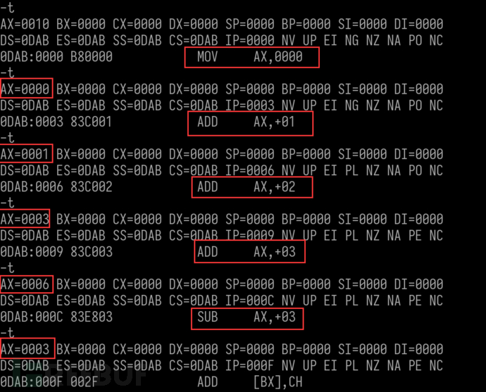 8086汇编(16位汇编)学习笔记01.汇编基础和debug使用插图36