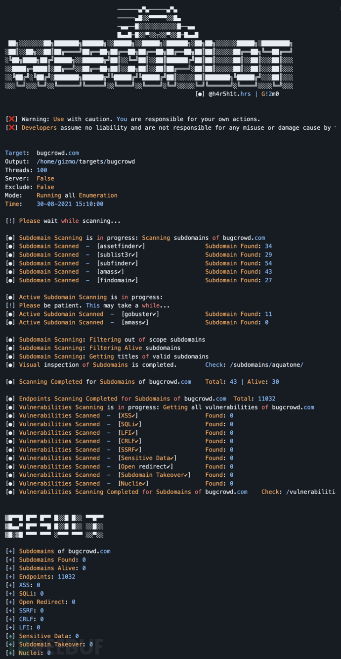 WebCopilot：一款功能强大的子域名枚举和安全漏洞扫描工具插图2