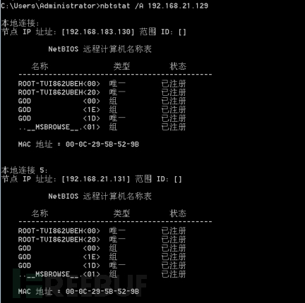 内网渗透 | 内网信息收集总结插图7