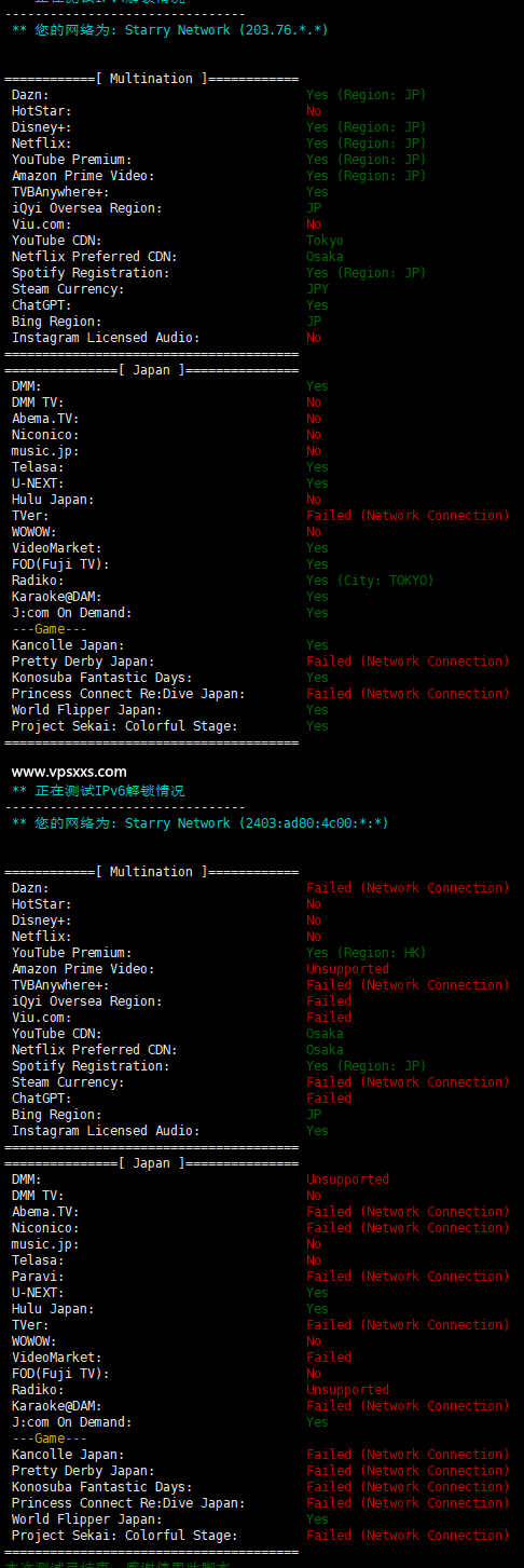 StarryDNS日本大阪VPS测评：日本原生IP解锁日本Tiktok/Netflix/日本亚马逊等，看视频7万+速度插图11