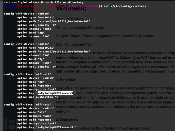 [Meachines] [Easy] Wifinetic FTP匿名登录+Reaver WPS PIN密码泄露权限提升插图2