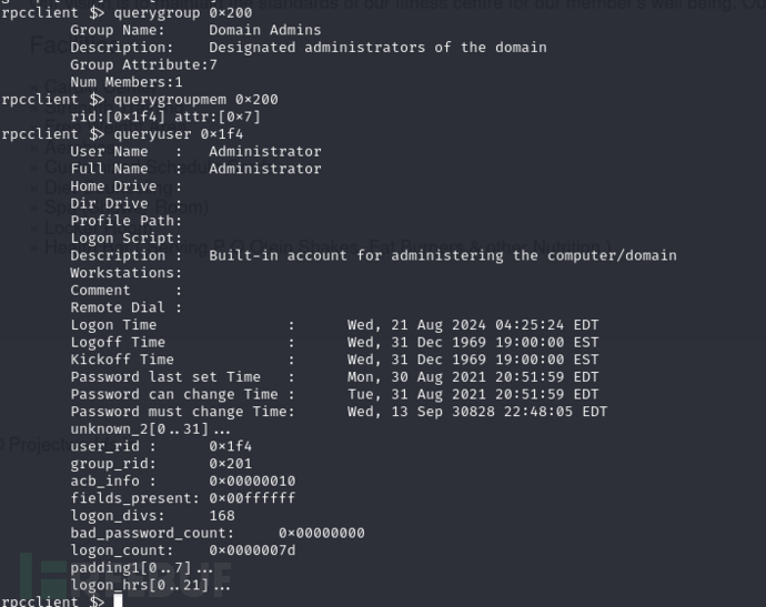 [Meachines] [Easy] Forest AS-REP+TGT +WinRM +DCSyn…插图6