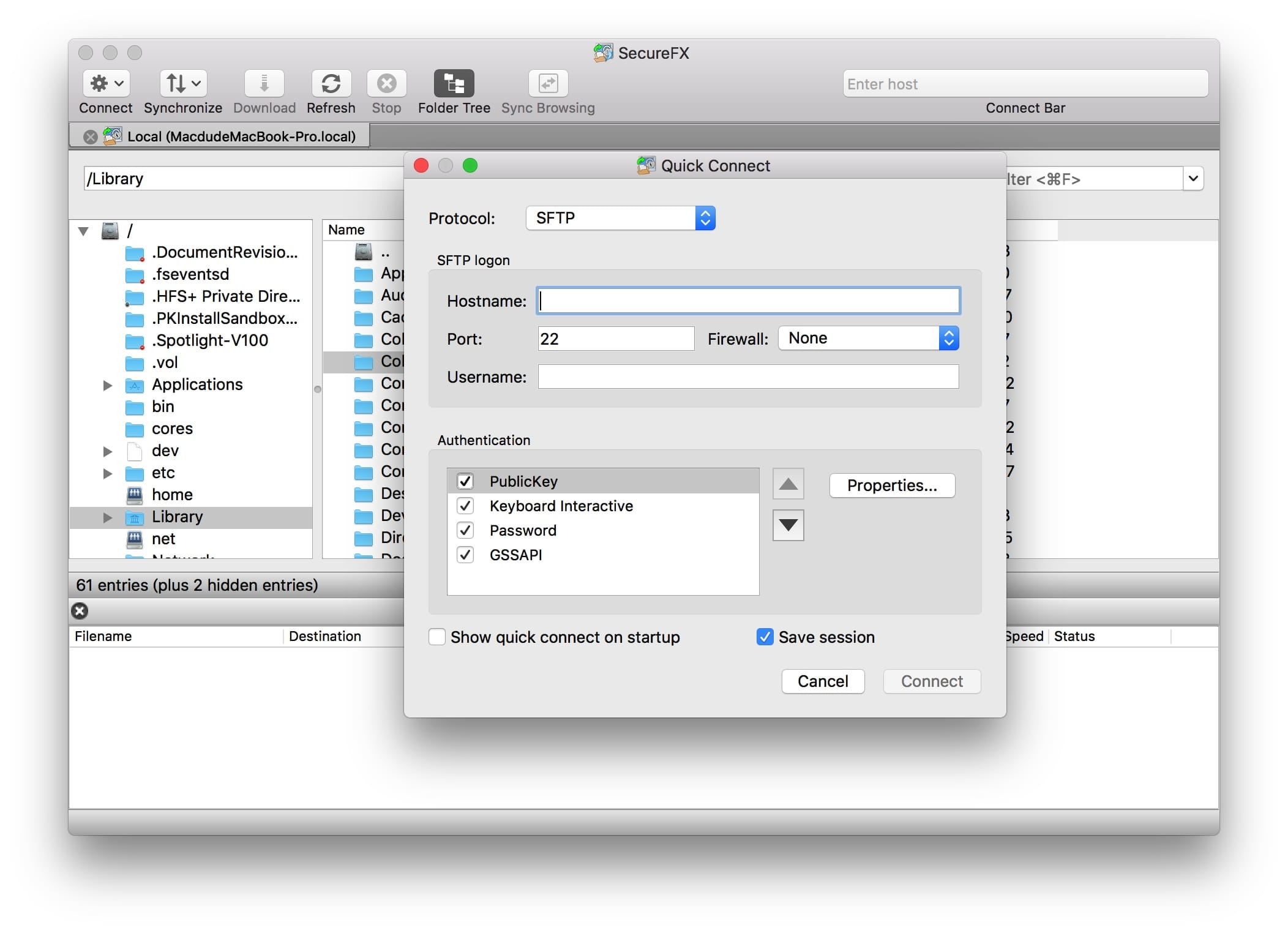 SecureFX for Mac v8.5.3 易于使用的FTP工具插图1