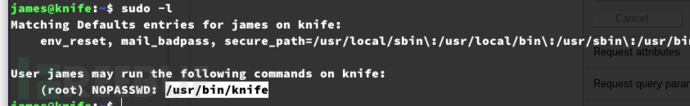 [Meachines] [Easy] Knife PHP 8.1.0-dev RCE+knife权限提升插图4