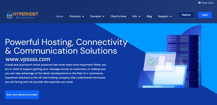 Hyperhost Solutions英国VPS六折：1.8英镑/月，免费升级到2.5Gbs带宽插图