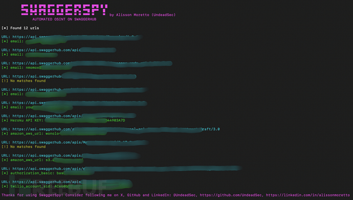 SwaggerSpy：一款针对SwaggerHub的自动化OSINT安全工具插图1