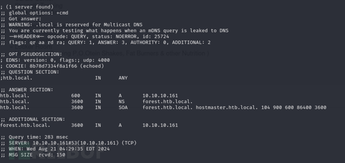 [Meachines] [Easy] Forest AS-REP+TGT +WinRM +DCSyn…插图