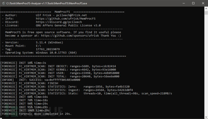 MemProcFS-Analyzer：一款用于DFIR的Windows内存转储自动取证分析工具插图5