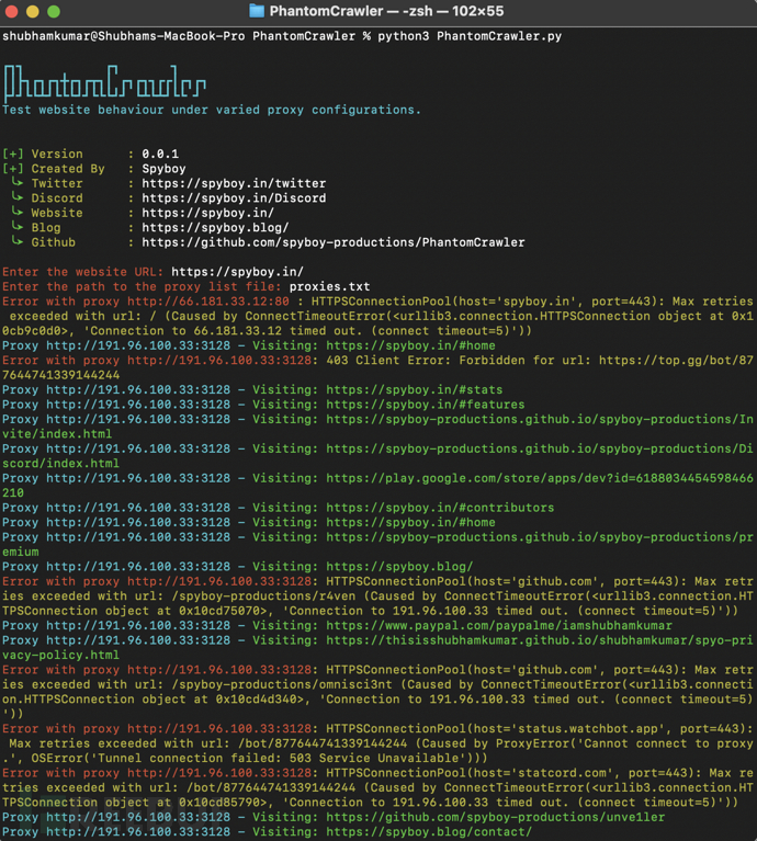 PhantomCrawler：一款功能强大的多代理IP网站请求生成工具插图1