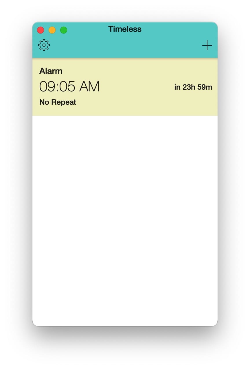 Timeless for Mac v1.93 闹钟提醒应用插图3