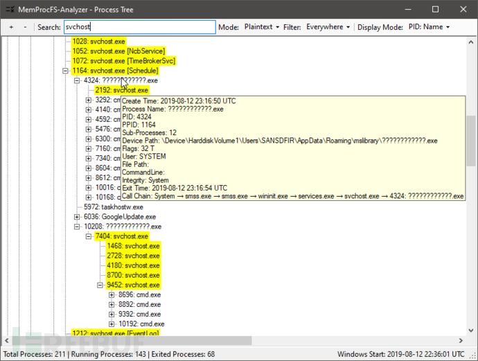 MemProcFS-Analyzer：一款用于DFIR的Windows内存转储自动取证分析工具插图11