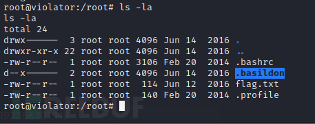 [Vulnhub] violator ProFTPD+权限提升插图14