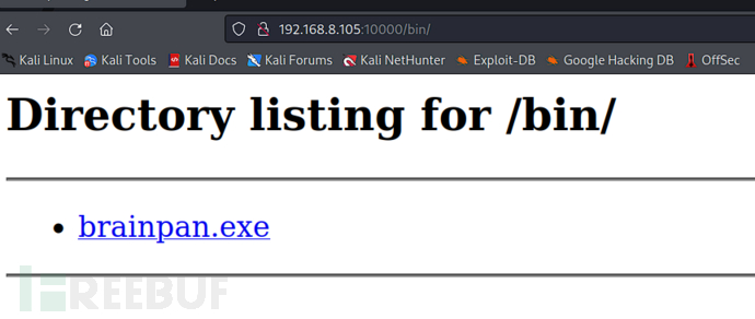 [Vulnhub] BrainPan BOF缓冲区溢出+Man权限提升插图