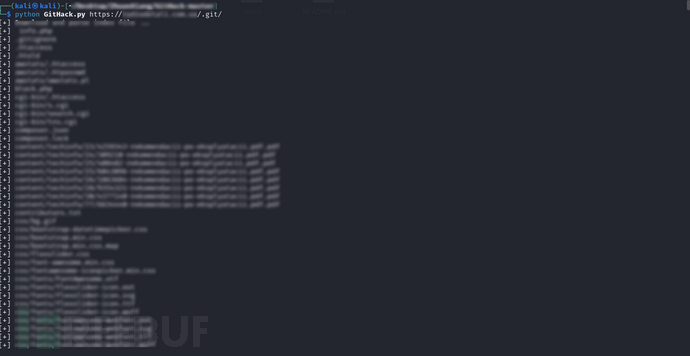 渗透测试 | 实战从.Git目录泄露导致信息泄露和任意文件读取插图1