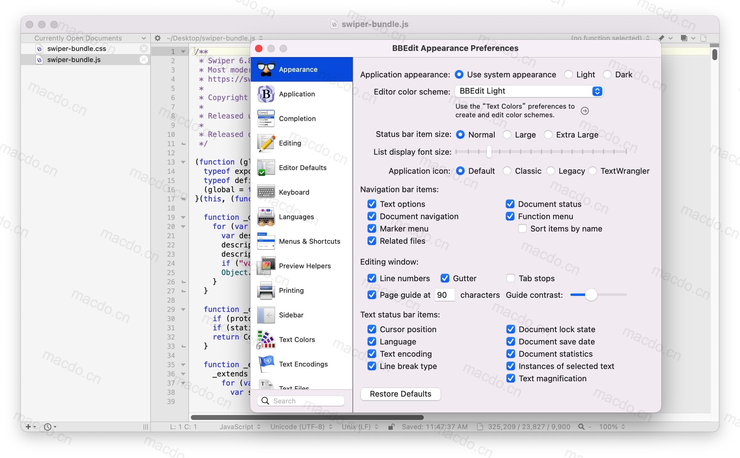 BBEdit for Mac v14.6.8 代码编辑器插图2