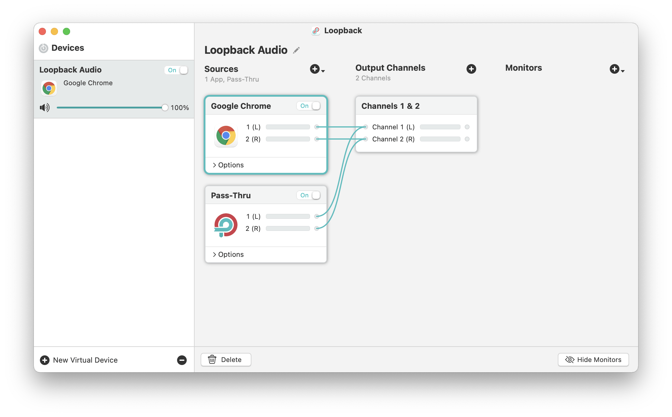 Loopback for Mac v2.3.2 强大的音频传递工具插图1