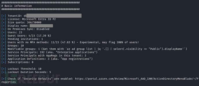 如何使用AzurEnum快速枚举Microsoft Entra ID（Azure AD）插图2