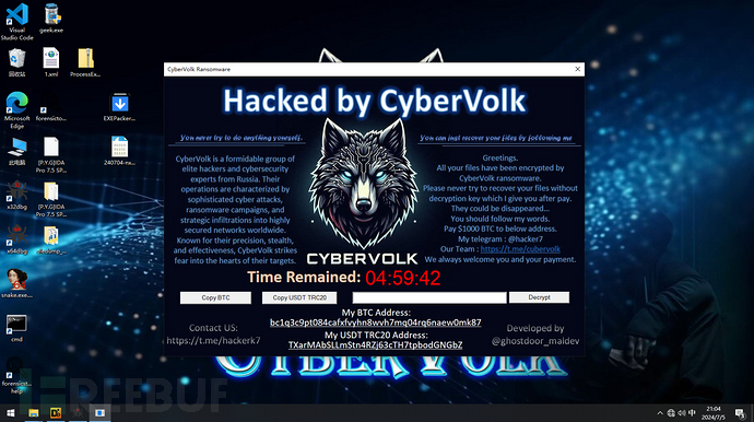 Cyber​​Volk 勒索软件活动插图