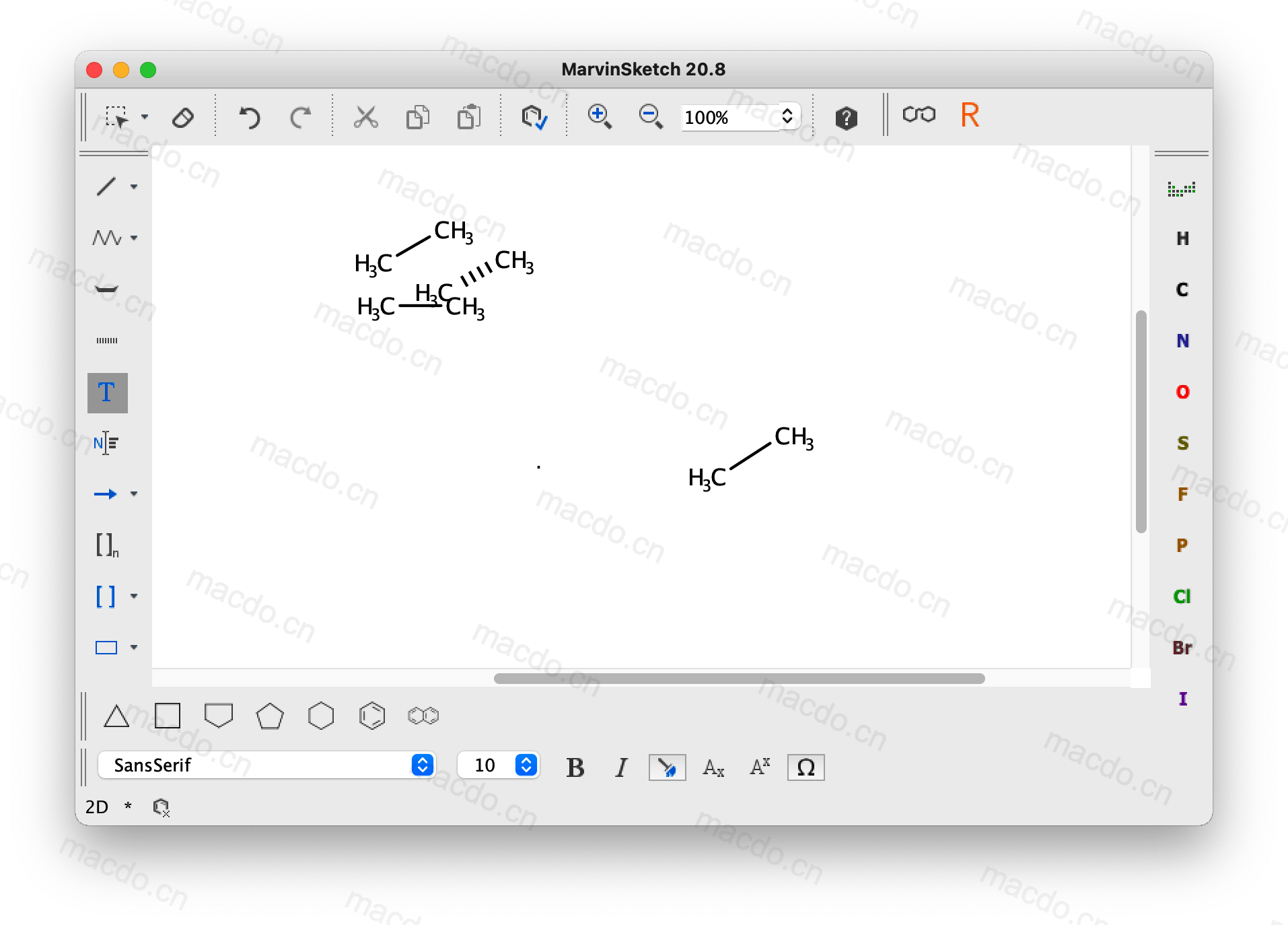 MarvinSketch for Mac v20.8 化学结构式画图工具插图1