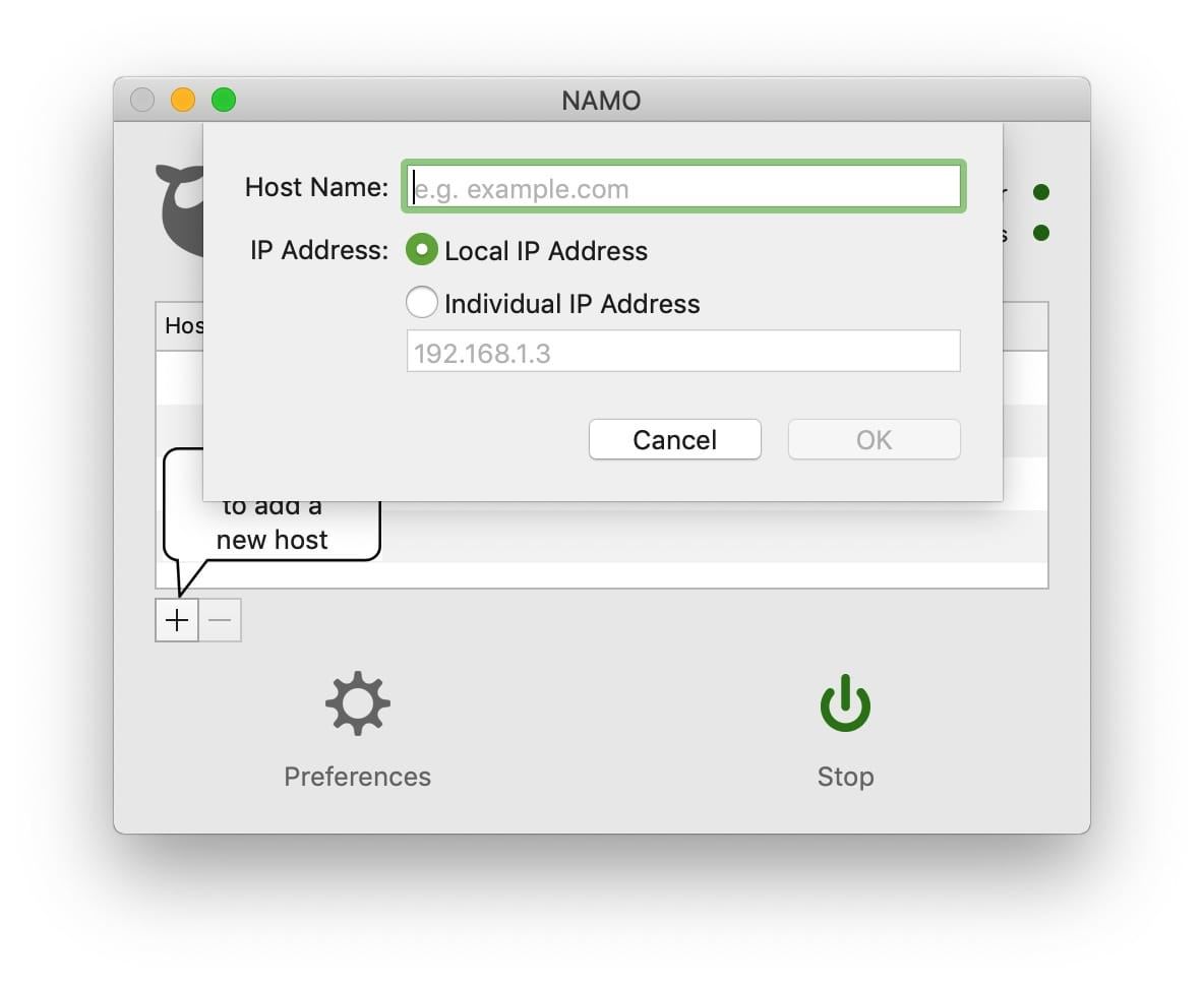 NAMO for Mac v2.0.1 Mac上本地DNS服务器工具插图2