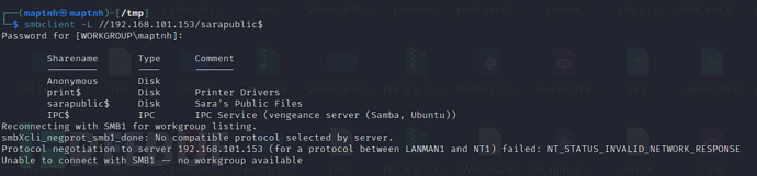 [Vulnhub] VENGEANCE SMB+Zip-Crack+TFTP&SUDO权限提升+Pw…插图2