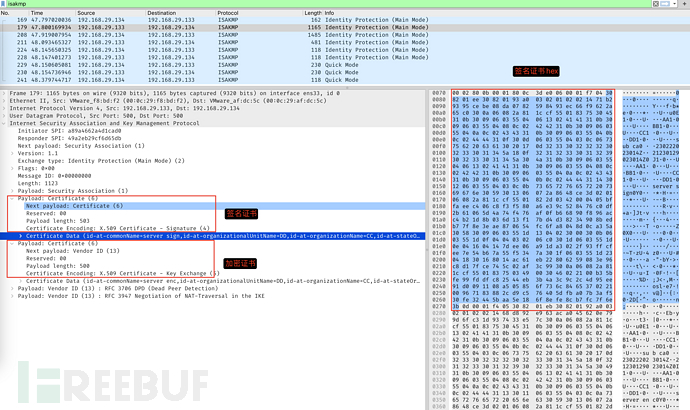 密评 | IPSec流量包分析以及对各个消息的手工解析插图12