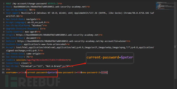 Burpsuite靶场|通过修改密码功能进行暴力破解插图9