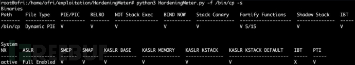 HardeningMeter：一款针对二进制文件和系统安全强度的开源工具插图1