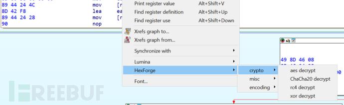 HexForge：一款用于扩展安全汇编和十六进制视图的IDA插件插图1