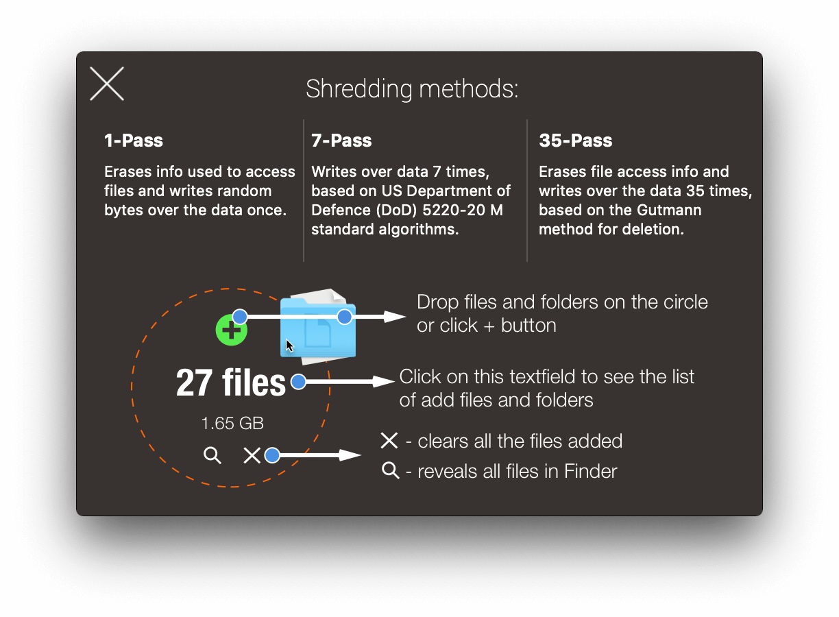 Shredo for Mac v1.2.8.2 mac文件粉碎机插图2