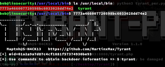 Tyrant(暴君):反向Shell-后门注入与持久化控制的渗透测试工具插图14